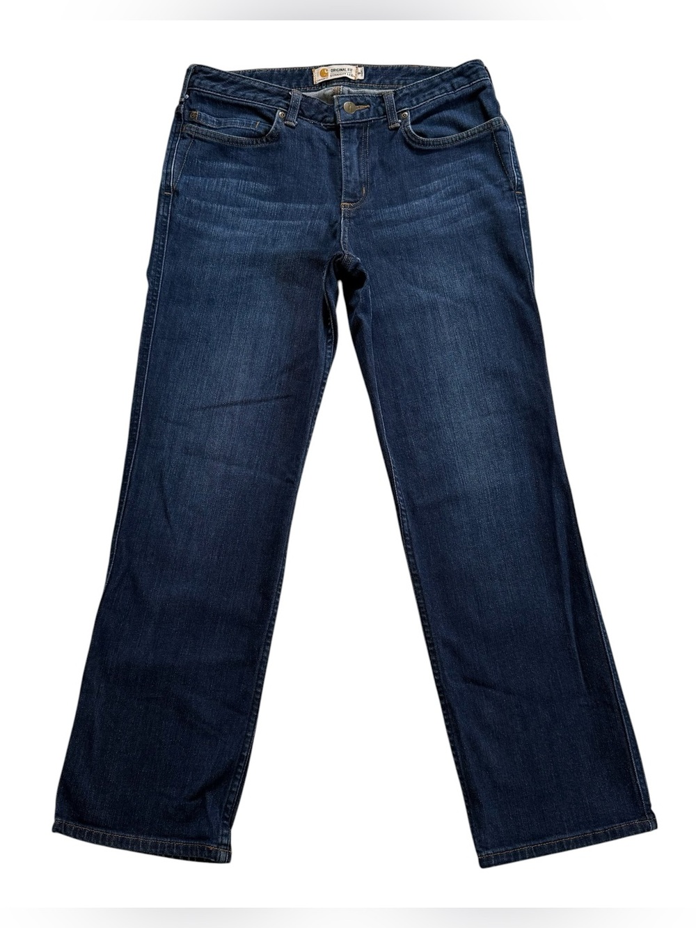 Carhartt Original Fit Straight Leg Denim Jeans Women’s Size 8 Short